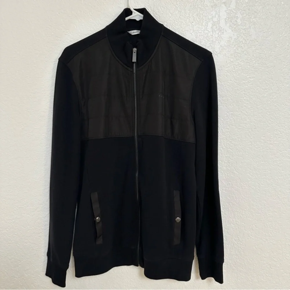 Calvin Klein Black‎ Zip Up Sweater